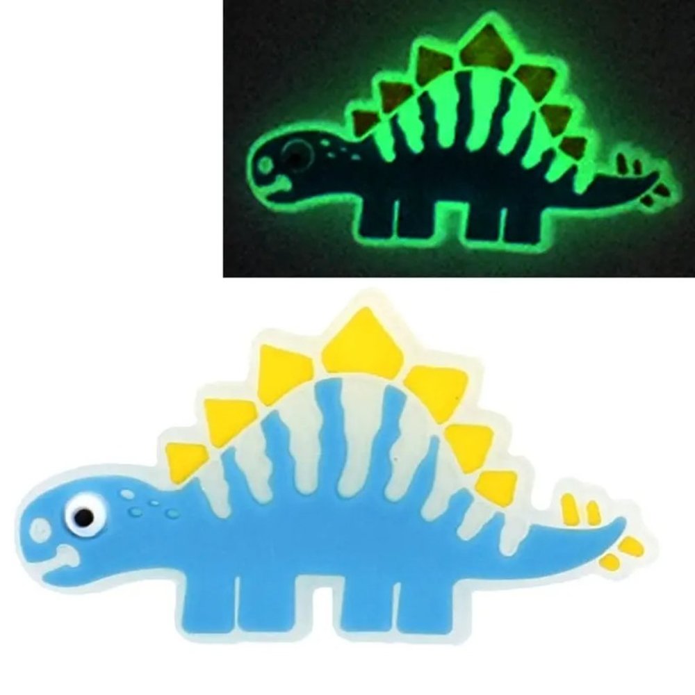 Glow in the Dark Dinosaur crocs charms